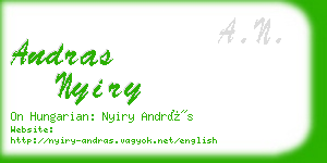 andras nyiry business card